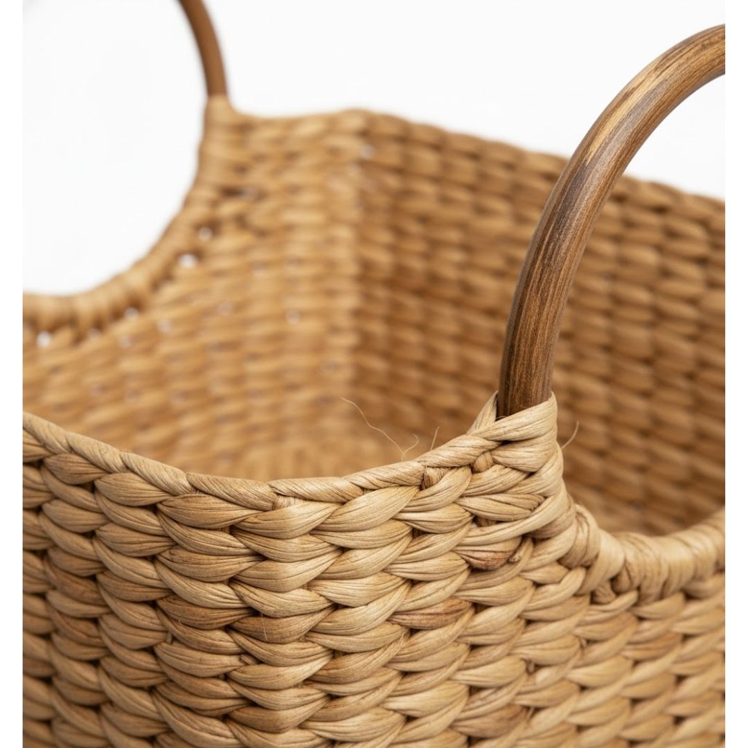 Stylish Round Handles Baskets for Eco-Friendly Storage